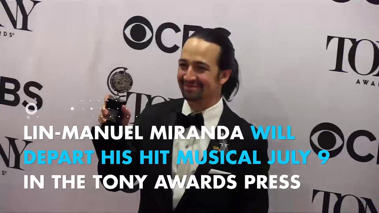 Lin-Manuel Miranda to depart Hamilton