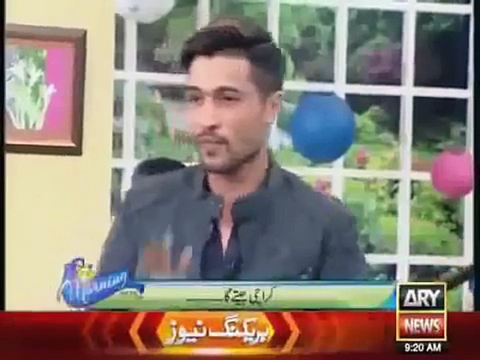 Muhammad Amir and His Wife Interesting Interview With Sanam Baloch