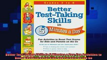 favorite   Better TestTaking Skills in 5 Minutes a Day Fun Activities to Boost Test Scores for Kids