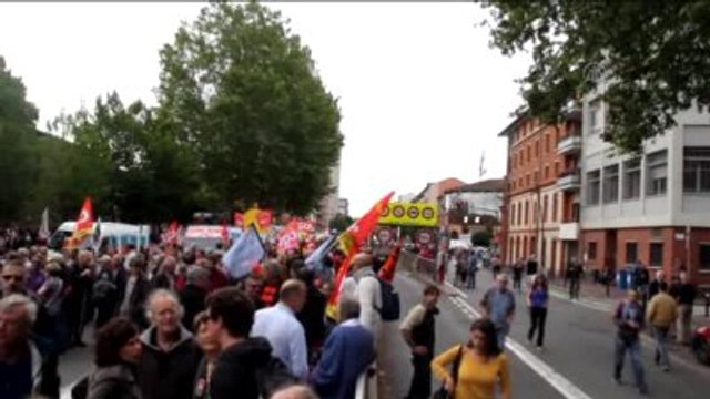 Fransa'daki Grev ve Protestolar - Toulouse