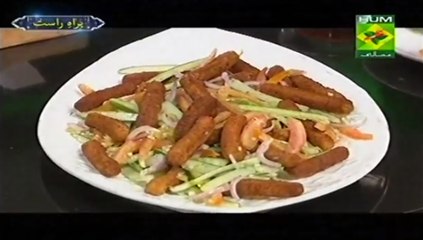 chicken fries hot and spicy salad