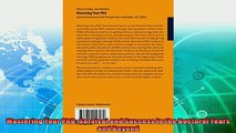 best book  Mastering Your PhD Survival and Success in the Doctoral Years and Beyond