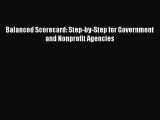 Read Balanced Scorecard: Step-by-Step for Government and Nonprofit Agencies Ebook Free