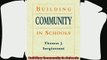 best book  Building Community in Schools