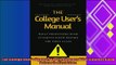 best book  The College Users Manual What Professors Wish Students Knew Before the First Class