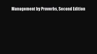 Download Management by Proverbs Second Edition Ebook Online