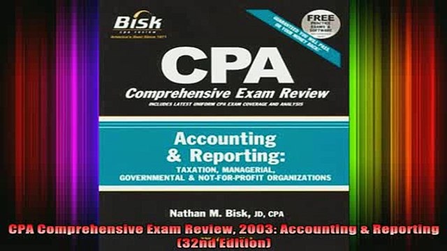 READ book CPA Comprehensive Exam Review 2003 Accounting Reporting 32nd Edition Full EBook