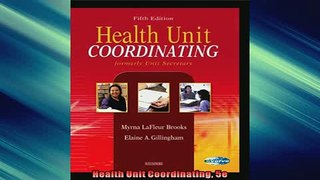FREE PDF  Health Unit Coordinating 5e  DOWNLOAD ONLINE