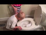 Mother Finds Kids Stuffing Toilet Paper Into the Toilet Bowl