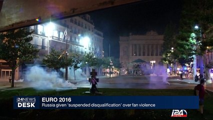 Euro 2016: Russia given suspended disqualification over fan violence