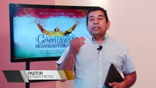 El Pastor Esteban Fretez te invita a los 17 dias de Campaña de Sanidad y milagros.