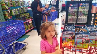 Shopping at toys r us for graduation presents