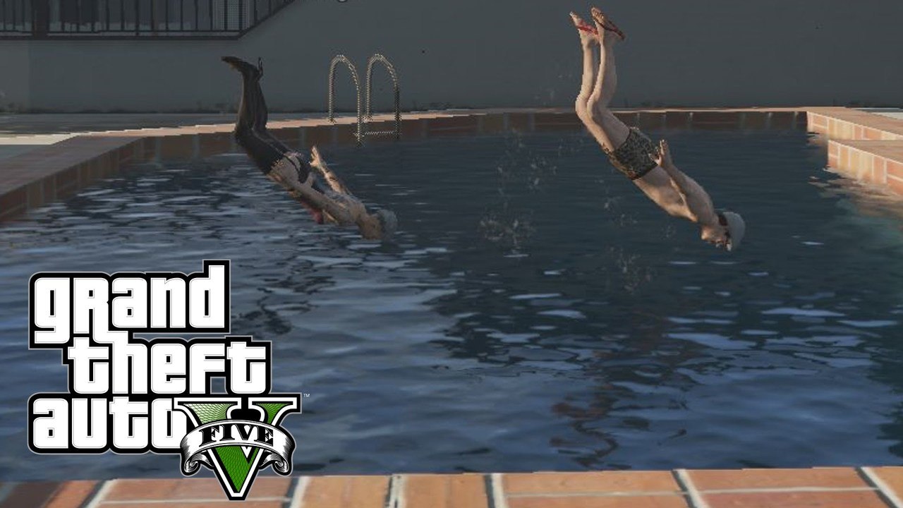 Funniest pool glitch ever | Valentines DLC  | GTA V Online
