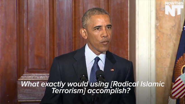 President Obama On Why He Doesn't Say 'Radical Islam'