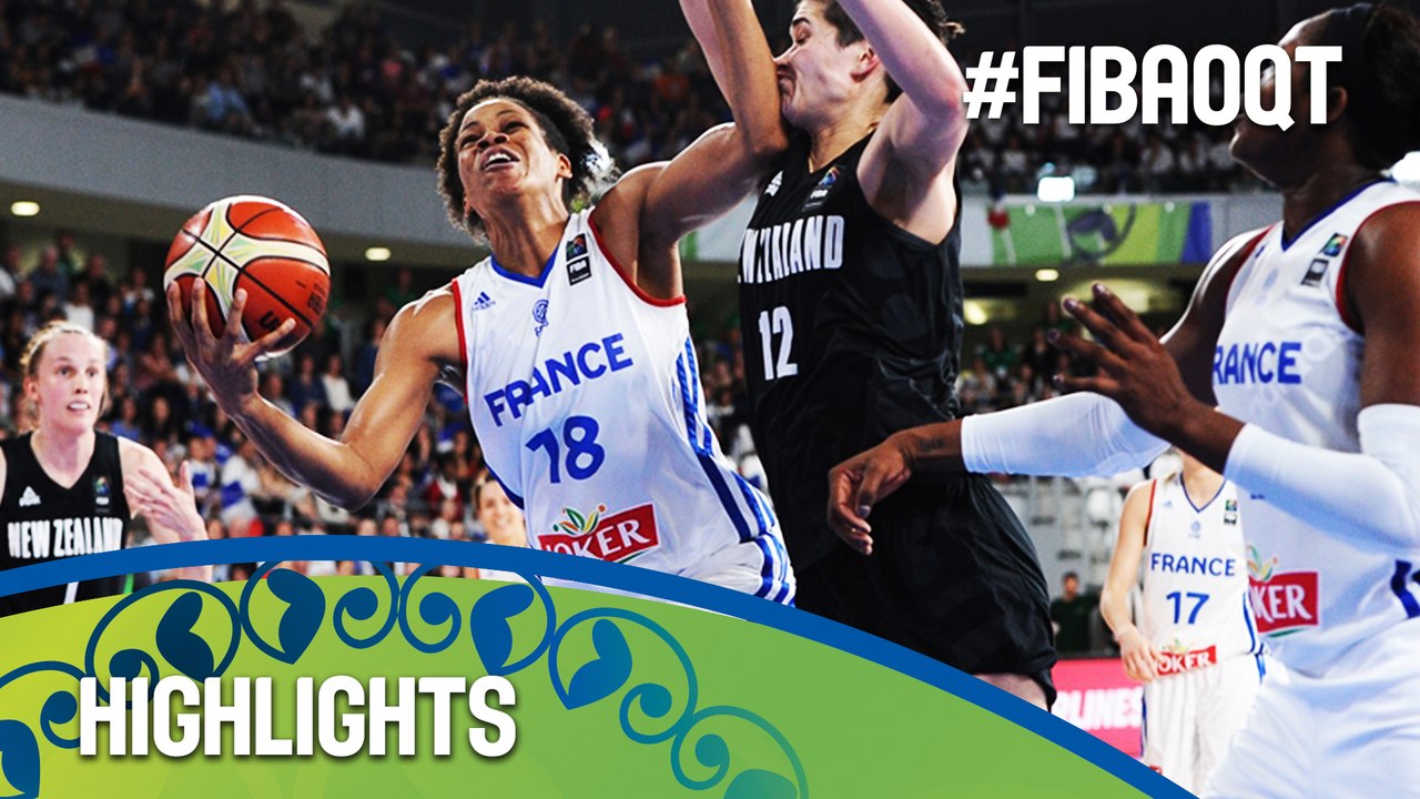 France v New Zealand - Highlights - 2016 FIBA Women's Olympic Qualifying Tournament