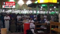 صلاة التراويح تضيئ مسجد عمرو بن العاص فى تاسع أيام الشهر الفضيل
