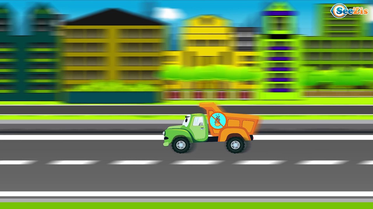 Car Cartoons. Truck with Monster Truck. Garbage Truck. Petrol Cars for kids.  Season 1. Series 8