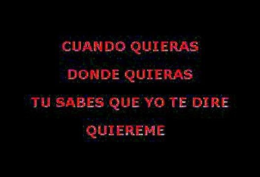 Dyango - Cuando Quieras Donde Quieras