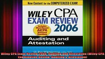 READ book  Wiley CPA Exam Review 2006 Auditing and Attestation Wiley CPA Examination Review Full EBook
