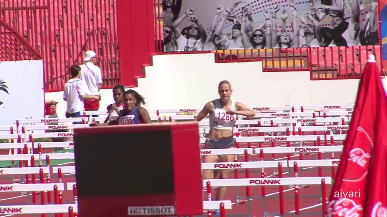 The beautiful Slovenian sprint hurdler from goal