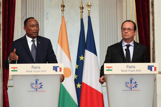 Déclaration conjointe avec Mahamadou Issoufou, président de la République du Niger