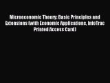 Read Microeconomic Theory: Basic Principles and Extensions (with Economic Applications InfoTrac