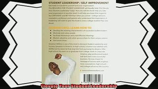 best book  Elevate Your Student Leadership