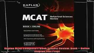 read now  Kaplan MCAT Complete 7Book Subject Review Book  Online Kaplan Test Prep