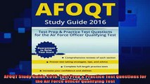 read now  AFOQT Study Guide 2016 Test Prep  Practice Test Questions for the Air Force Officer