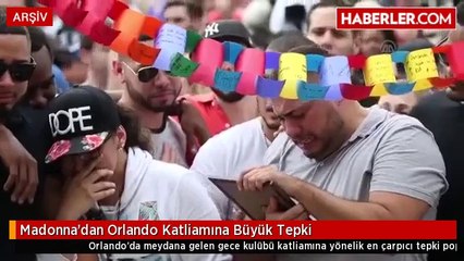 Madonna'dan Orlando Katliamına Büyük Tepki