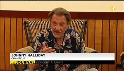 Johnny Hallyday s'en prend à Maubeuge