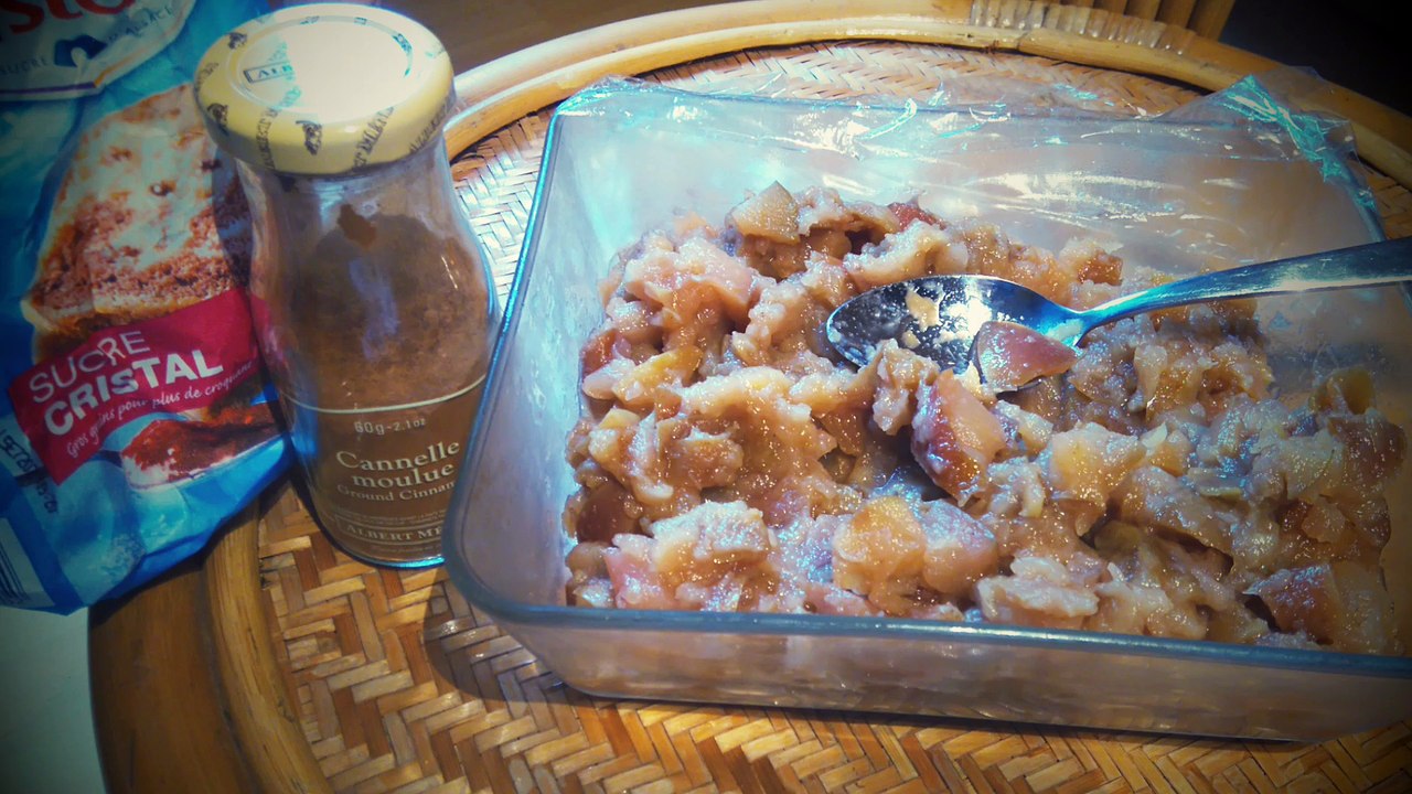 Gateau au pomme a la ricotta au miel d'eucalyptus