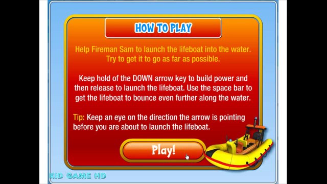 BOMBEIRO SAM | Boat Launch | FIREMAN SAM | KID GAME HD