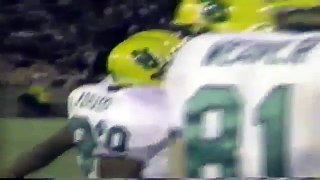 Oregon bizarrely spikes the ball twice in a row late in the 4th qtr vs. USC 10-25-97