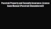 Download Passtrak Property and Casualty Insurance: License Exam Manual (Passtrak (Unnumbered))