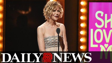 Meg Ryan's Face and Dress At The Tonys Scare The Internet
