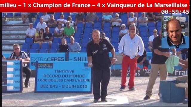 Record du monde des 1000 boules, 10 tireurs, 1 heure à Béziers : la performance de Stéphane Robineau puis Dylan Rocher