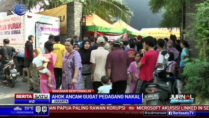 Ahok Gugat Pedagang Jual Makanan Berformalin