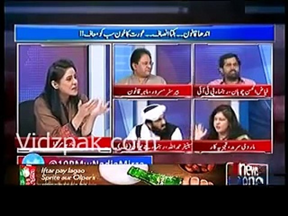 Intense abusive Fight  Hafiz Hamdulah & Marvi Sarmad