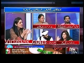 Intense abusive Fight  Hafiz Hamdulah & Marvi Sarmad