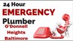 24 Hour Emergency Plumber O'Donnell Heights Baltimore Maryland MD (844) 231-3435