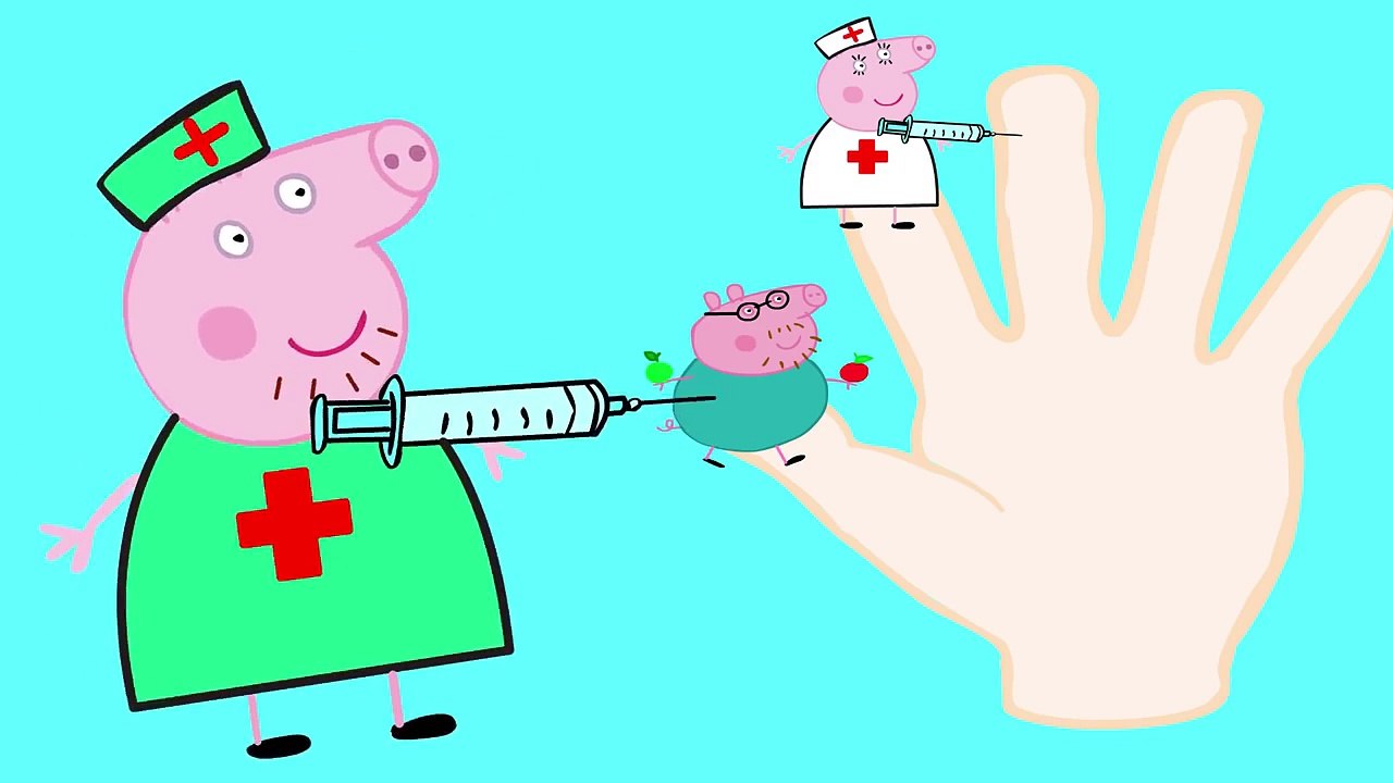 Peppa Pig George Crying Doctors Finger Family Nursery Rhymes Lyrics new episode Parody