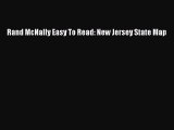 Read Rand McNally Easy To Read: New Jersey State Map ebook textbooks