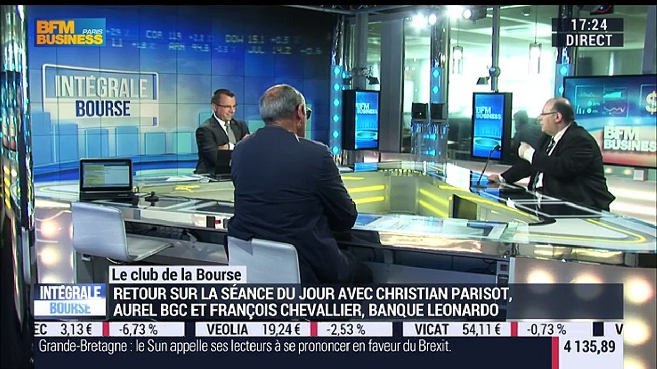 Le Club de la Bourse: Christian Parisot, François Chevallier et Frédéric Rozier - 14/06