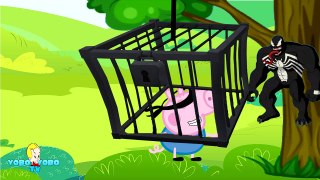 Peppa Pig | George Crying in Prison policeman Finger Family Cartoon  new episode Parody HD Yobo Yobo