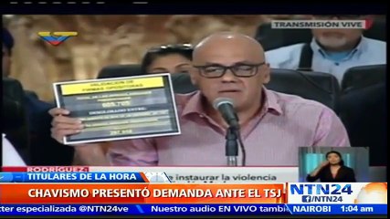 Oficialismo presentó una demanda en el TSJ ante supuesto fraude opositor