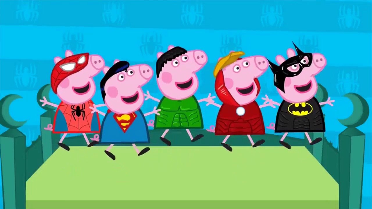#Five Little #Peppa #Angry #Birds Jumping on the Bed #Nursery Rhymes Lyrics and More