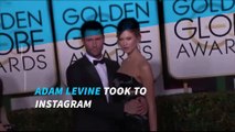 Adam Levine Posted A Topless Pic Of His Pregnant Wife Behati Prinsloo