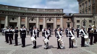 Orchestra show on Change of the Guard. Stockholm, 2013-06-20