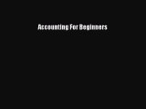 Download Accounting For Beginners Ebook Free